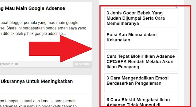 Cara Membuat Iklan Matched Content Adsense Menjadi Tulisan Tanpa Gambar