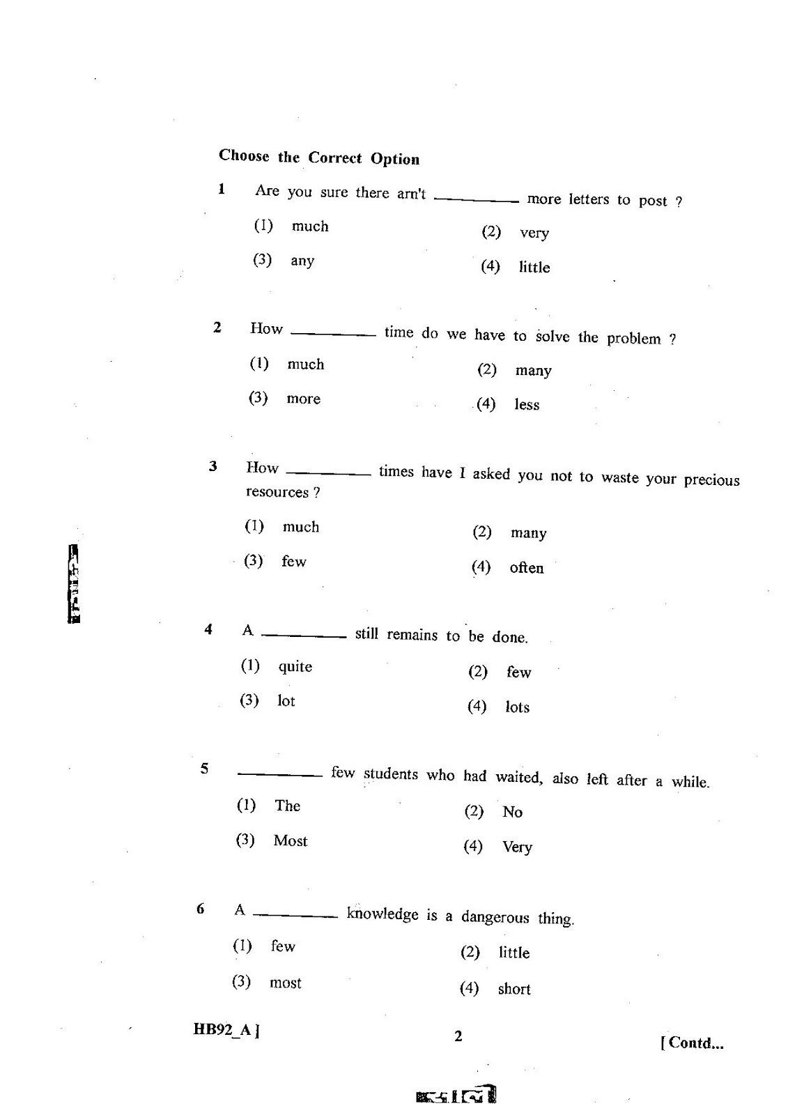 english entrance grade 4 exam for test 6 English For   entrance grade 6 for english 7 exam Test Grade