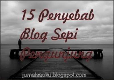 penyebab blog sepi pengunjung