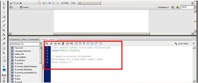 actionscript 3 di adobe flash cs3 comment