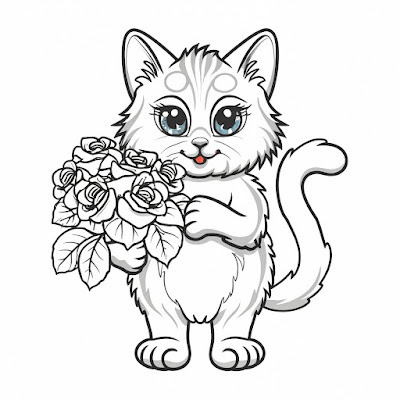 coloring book,Cats coloring book,