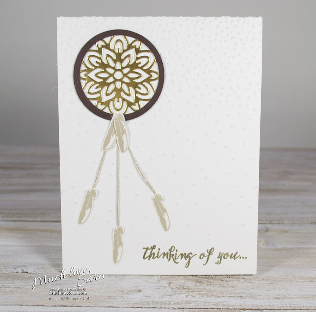 Handmade Dreamcatcher Card | Thinking of You card made with Stampin' Up products