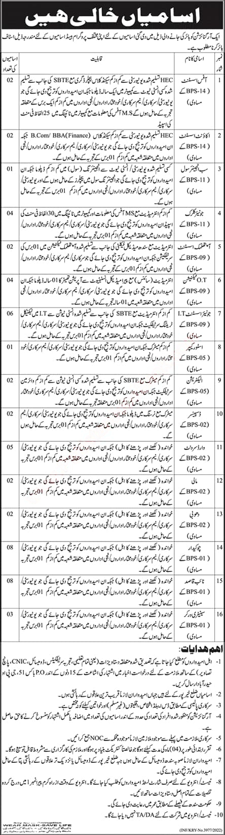 organization is required to hire the following staff for its various program pad vacancies Latest Jobs 2022