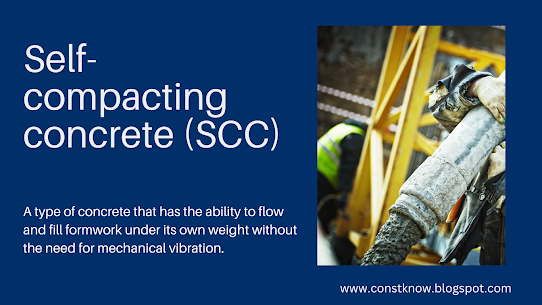Self-compacting concrete (SCC)