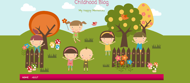 Childhood Memory - Family Theme Blogger Template