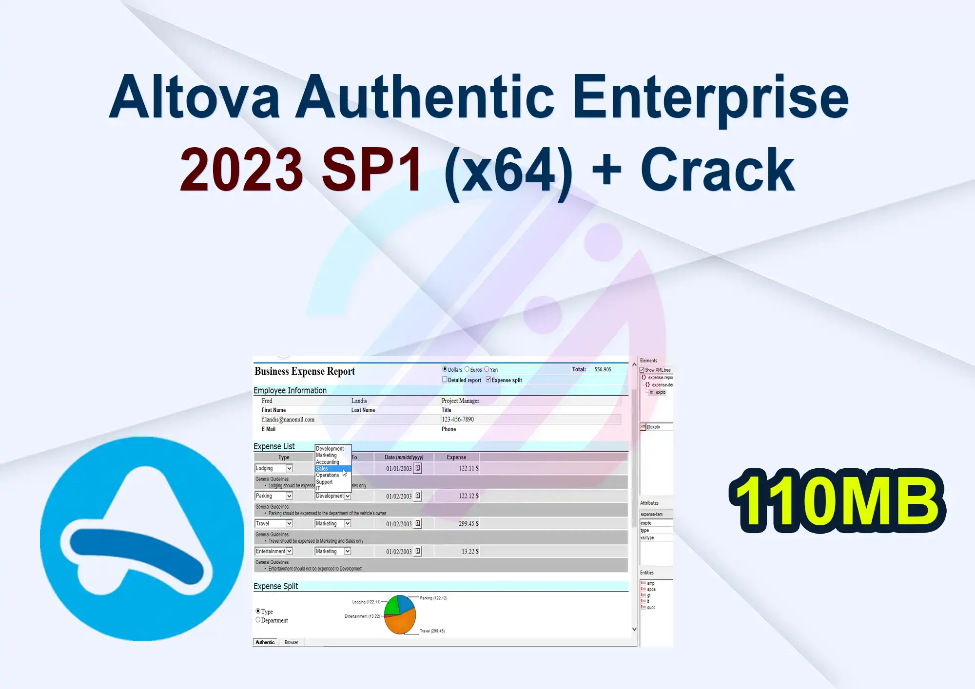 Altova Authentic Enterprise 2023 SP1 (x64) + Crack