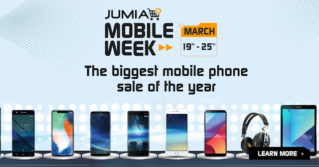 Jumia Mobile Week Flash Sales 2018 : 19th - 25th March - Get Qualified