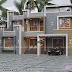 2802 sq-ft 4 bedroom box model contemporary house