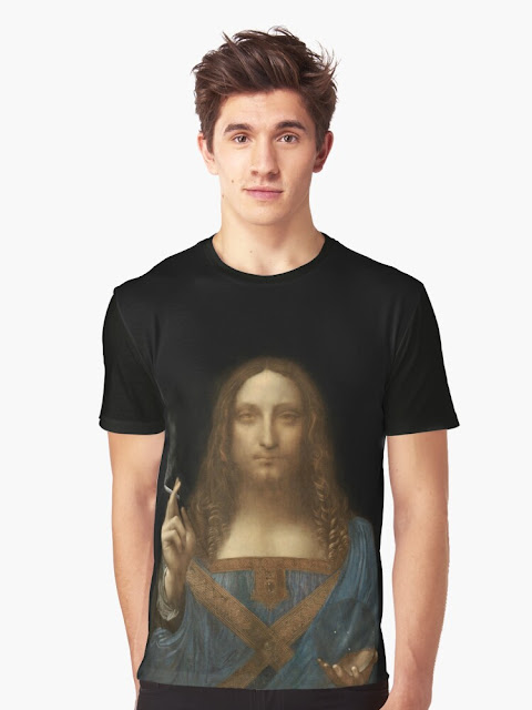 Smoking Jesus Christ T-shirt