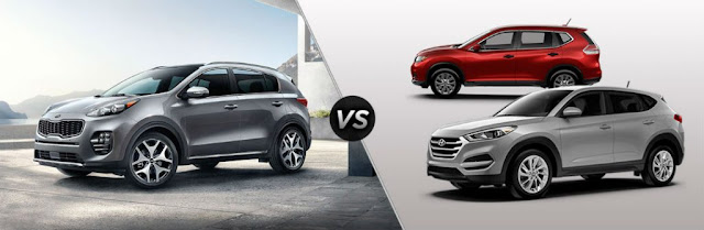 Hyundai Tucson vs Kia Sportage vs Chevrolet Captiva