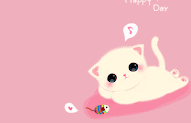 84+ Gambar Kucing Lucu Warna Pink