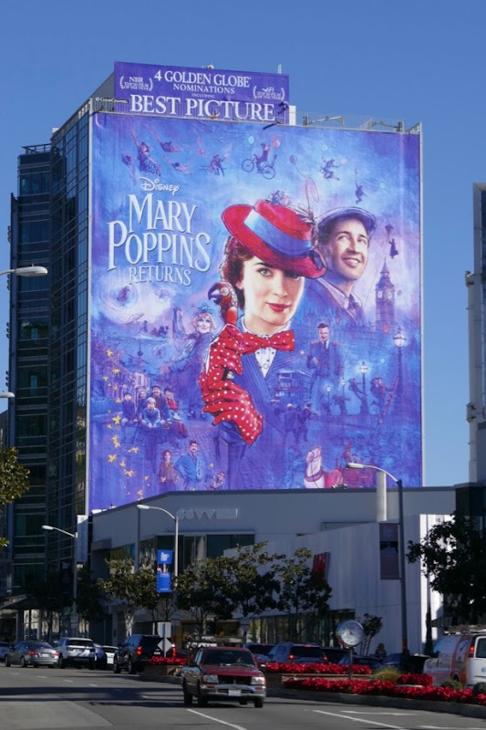 Mary Poppins Returns movie billboard