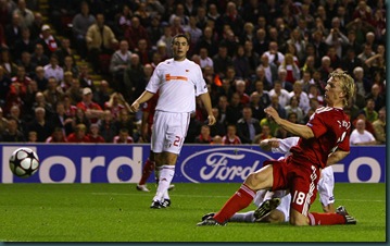 Fotboll, Champions League, Liverpool - Debreceni