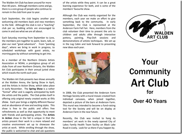The Walden Art Club has been around for more than 40 years