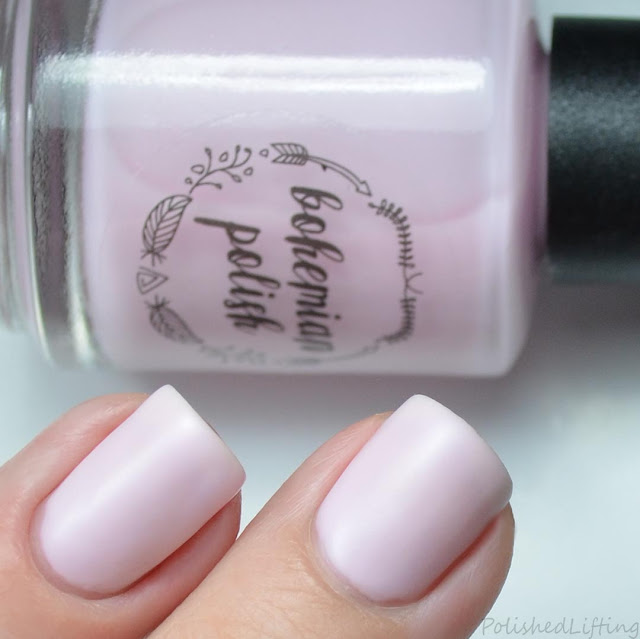 pink matte nail polish