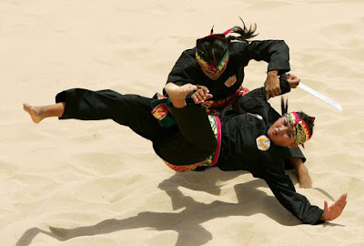 Silat Martial Arts performed by Girls
