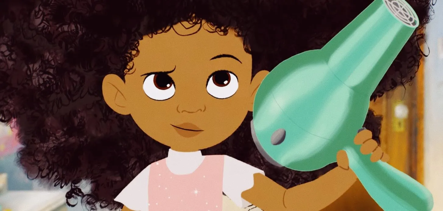 Hair Love, an Oscar-winning animated short film from Matthew A. Cherry, tells the heartfelt story of an African American father learning to do his daughter’s hair for the first time.