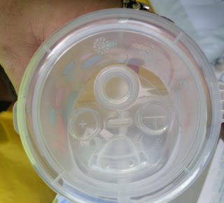  Evenflo Feeding’s New Tilty TripleFlo Trainer cup top close up