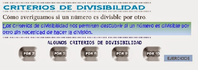 http://www3.gobiernodecanarias.org/medusa/eltanquematematico/todo_mate/multiplosydivisores/divisibilidad/divisibilidad_p.html