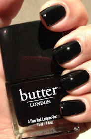 butter LONDON: Union Jack Black. SavvyBeautyChick.blogspot.com