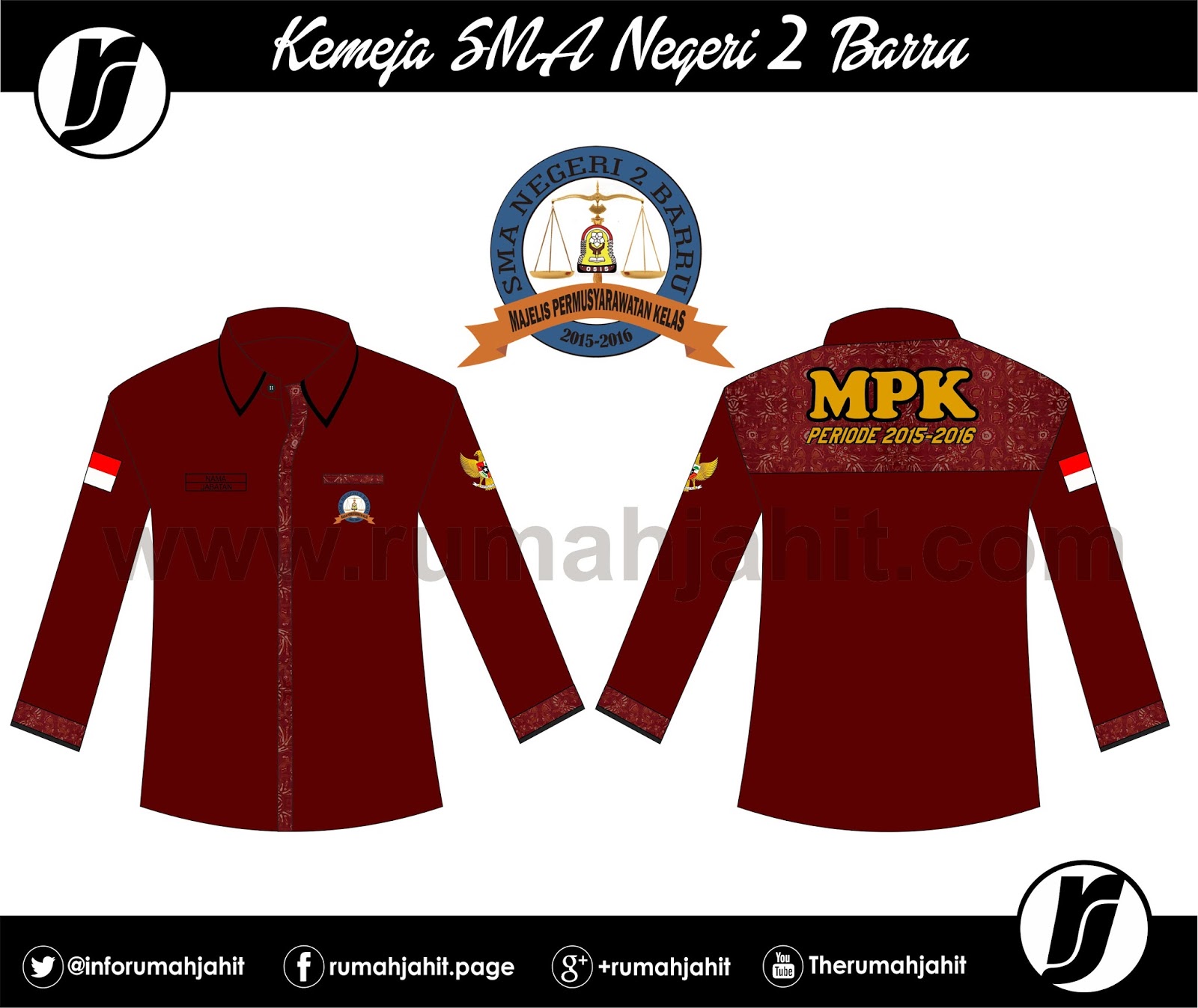 Desain Seragam 2019 Februari 2019