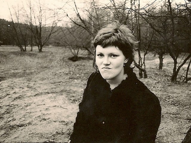 in het bos
