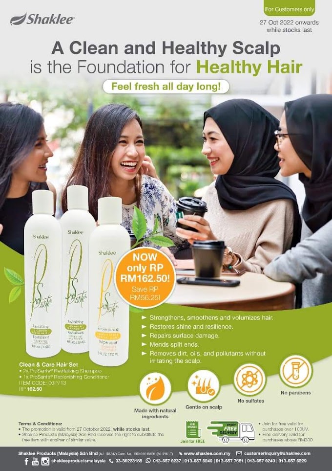 SET SHAMPOO PROSANTE ANTI RAMBUT GUGUR LARIS