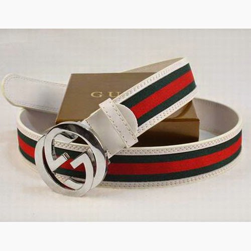 Gucci White Belt For Mens