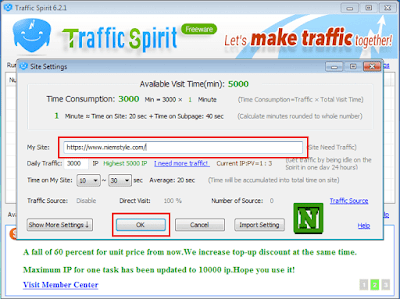 tool hack view traffic blogspot website