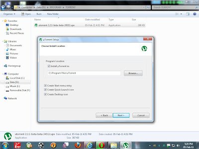 Tutorial Dan Cara Setting uTorrent!!