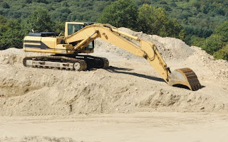 Excavator business card sample