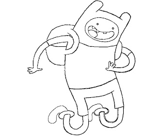 #11 Finn Coloring Page