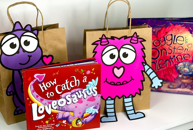 No more Valentine boxes! Students will love creating these fun student Valentine's Day bag crafts to hold their Valentine cards from their party. Simply print the templates and glue onto a gift bag.