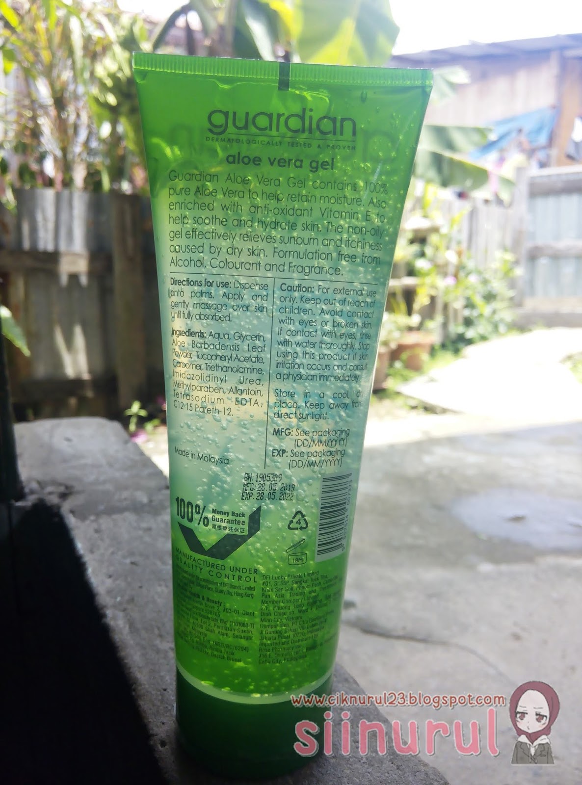 Review Guardian Aloe Vera Gel - Sii Nurul | Menulis Untuk ...