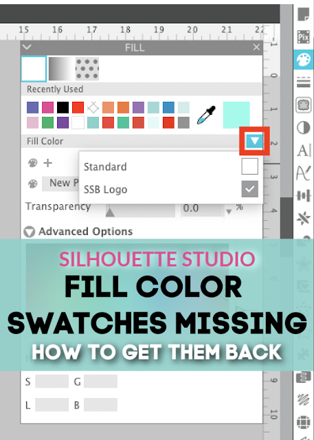 silhouette 101, silhouette america blog, fill color, silhouette studio tutorials, studio v4.2