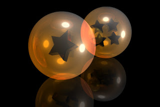 dragon ball balls bola de dragon bola de drac boles 1 estrella 4 estrellas 3d cinema4d photoshop