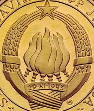 Yugoslavia Jugoslavija AVNOJ zlatnik kovanec gold coin SFRJ Broz