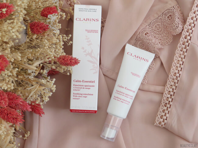 calm essentiel clarins emulsion apaisante avis