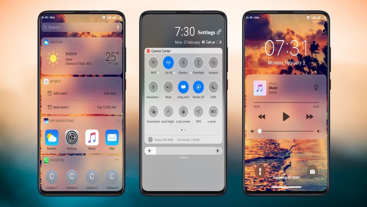 iOS 14 v11 MIUI Theme | Get Complete iOS 14 Look and Feel