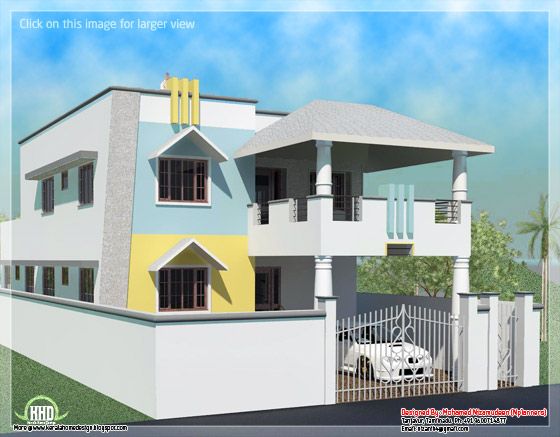Minimalist Tamilnadu style house