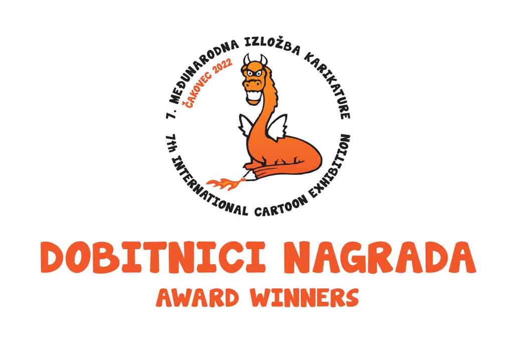 Winners of the 7th International Cartoon Exhibition, Čakovec 2022