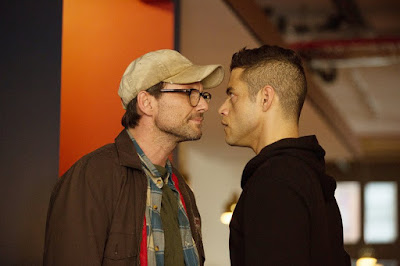 Rami Malek and Christian Slater in Mr. Robot Season 1