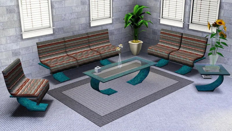 The Sims 3 Living Room Set