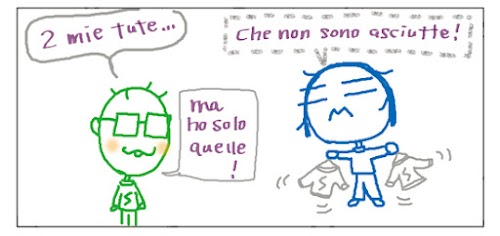 2 mie tute... che non sono asciutte! Ma ho solo quelle!