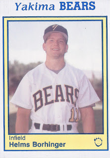 Helms Bohringer 1990 Yakima Bears card