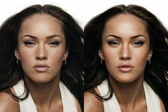 Photoshopped celebrities