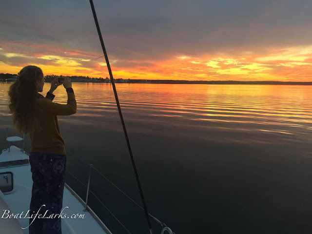 Key Largo sunset from the water