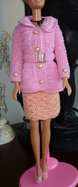 Casaco de Crochê Para Boneca Barbie  Criado por Pecunia MM