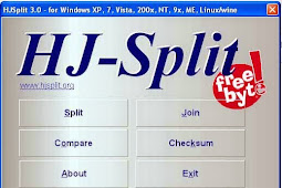 Cara Menggabung File Dengan HJ-split