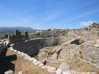 Ruins at the Archaeological Site of Mycenae